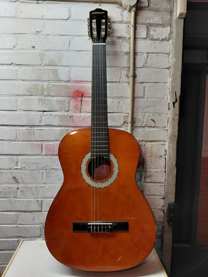 Clifton Gitaar - Klassiek Model, Muziek en Instrumenten, Snaarinstrumenten | Gitaren | Akoestisch, Gebruikt, Klassieke of Spaanse gitaar