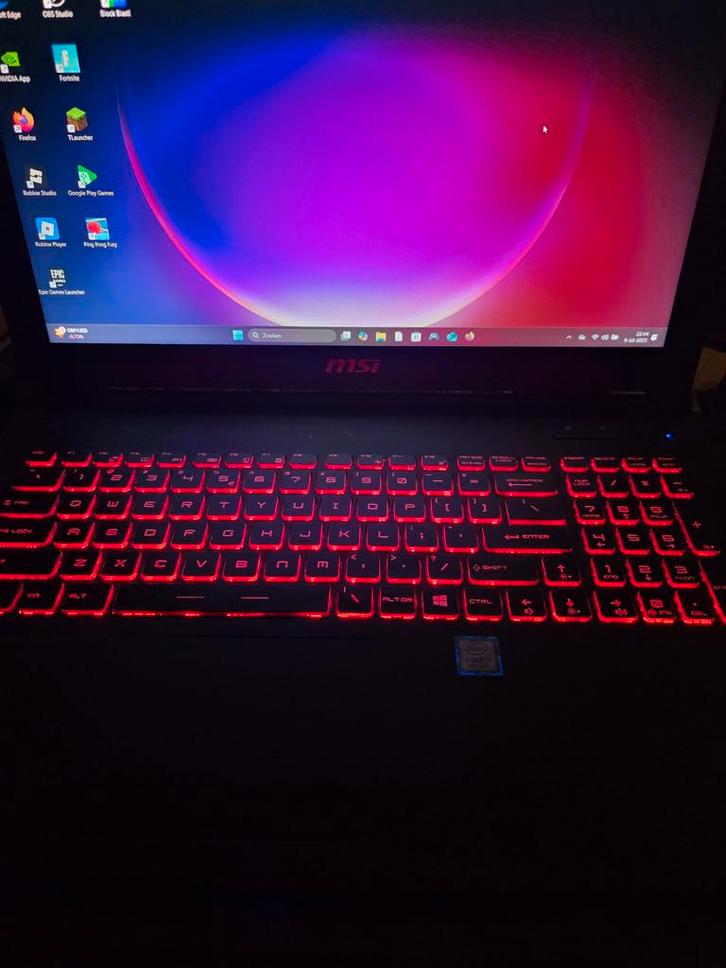 MSI Gaming Laptop - I7, 16GB RAM, 1TB HDD + 250GB SSD, Computers en Software, Windows Laptops, Zo goed als nieuw, 15 inch, HDD