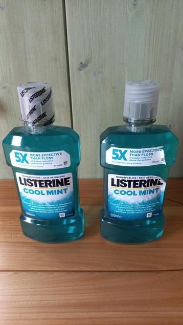 Listerine cool mint 2x 500 ML beschikbaar voor biedingen