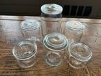 Vintage Weckpotten - Diverse Maten, Ophalen of Verzenden, Gebruikt, Glas, Pot, Bus of Blik