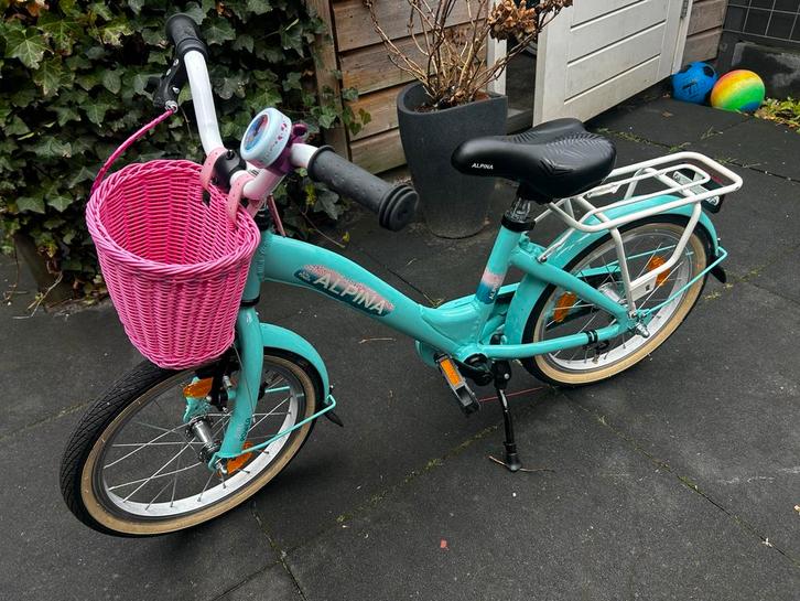 Alpina Girlpower 16 inch meisjesfiets, Fietsen en Brommers, Fietsen | Meisjes, Gebruikt, 16 inch, Handrem, Ophalen