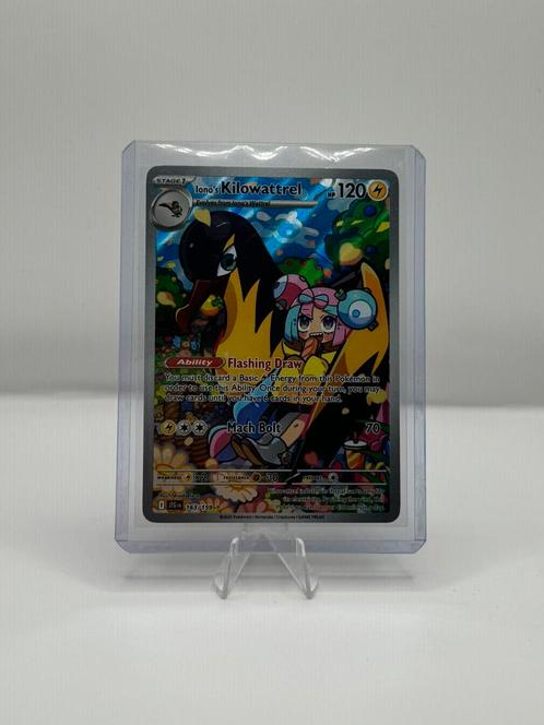 Iono's Kilowattrel #163/159 Pokemon Journey Together, Hobby en Vrije tijd, Verzamelkaartspellen | Pokémon, Nieuw, Losse kaart