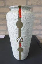 vintage vazen met groenaccent, Huis en Inrichting, Woonaccessoires | Vazen, Gebruikt, Overige kleuren, Aardewerk of Porselein