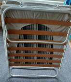 Logeerbed metaal opklapbaar 184x 78 cm, Huis en Inrichting, Slaapkamer | Slaapbanken, Ophalen, Gebruikt, Eenpersoons, Wit