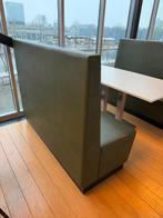 6x treinbank (olijf) groen los te koop of als partij (160cm, Huis en Inrichting, Ophalen, 150 tot 200 cm, Zo goed als nieuw, Vst