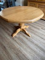 Leuke patine eiken tafel, Ophalen, 50 tot 100 cm, Zo goed als nieuw, Vijf personen of meer