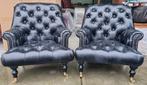 2x Showroommodel Lazy Chesterfield fauteuil + BEZORGING, Huis en Inrichting, ., Chesterfield, Nieuw, Ophalen of Verzenden