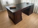 Gebruikt Engels massief mahonie bureau 180x95x80, Antiek en Kunst, Antiek | Kantoor en Zakelijk, Ophalen