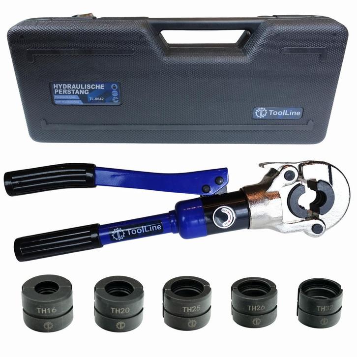 ToolLine - Hydraulische perstang TH, UP, U, M, of V (6-Ton), Doe-het-zelf en Verbouw, Gereedschap | Handgereedschap, Nieuw, Ophalen of Verzenden
