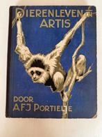 Dierenleven in Artis - AFJ Portielje 1939, Ophalen of Verzenden, Gelezen, Natuur algemeen