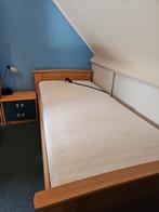 Elektrisch 1-persoons senioren bed met nachtkastje, Ophalen, Eenpersoons, Modern, Hout
