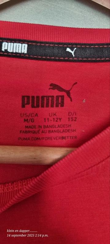 Puma T-shirt Maat 152 beschikbaar voor biedingen