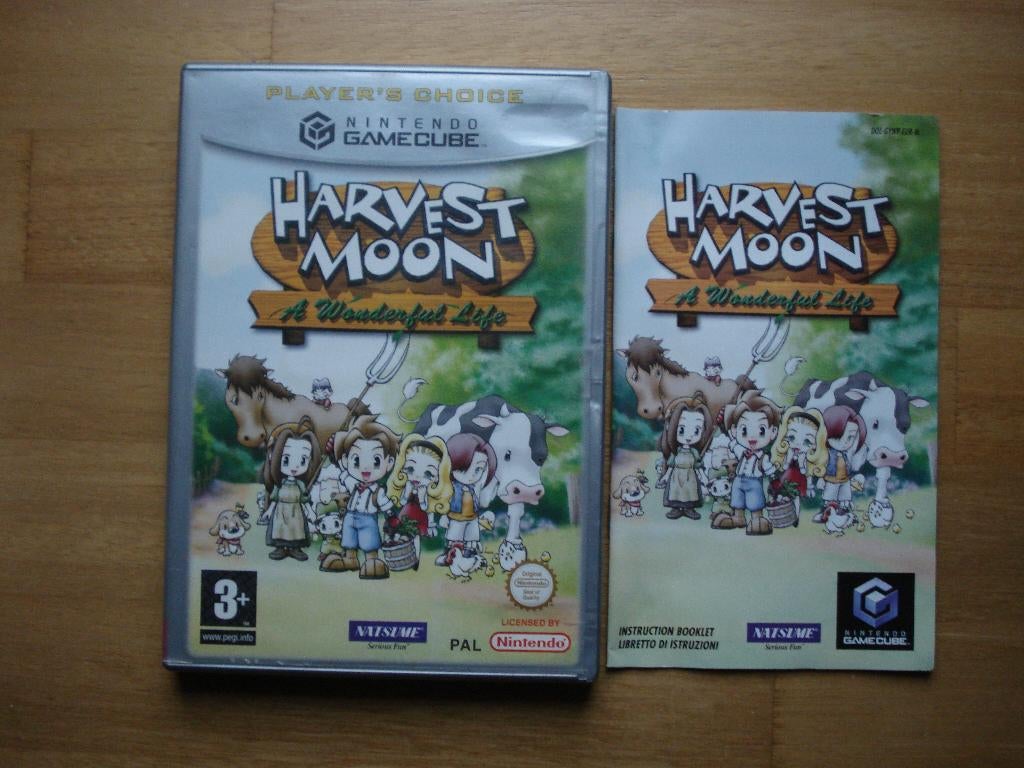 Harvest moon gamecube Player's choice, Spelcomputers en Games, Games | Nintendo GameCube, Zo goed als nieuw, Avontuur en Actie
