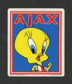 Sticker Ajax Amsterdam Voetbal Tweety Looney Tunes (2)., Ophalen of Verzenden, Zo goed als nieuw