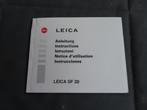 Leica SF 20 flitser gebruiksaanwijzing in 5 talen, Ophalen of Verzenden, Zo goed als nieuw, Overige merken