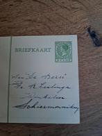 Briefkaart 1924 met bedrukte postzegel, Ophalen of Verzenden