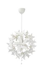 Ikea hanglamp Ramsele witte bloemen, Ophalen, Gebruikt