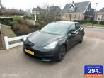 Tesla Model 3 Long Range AWD 75 kWh PANORAMADAK CAMERA LEDER, Zwart, Zwart, Vierwielaandrijving, 88 pk