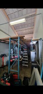Stelling met verdieping 35m2, Ophalen