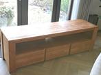 Teakhouten tv meubel, Huis en Inrichting, Kasten | Televisiemeubels, Ophalen, Gebruikt, 150 tot 200 cm, Teakhout