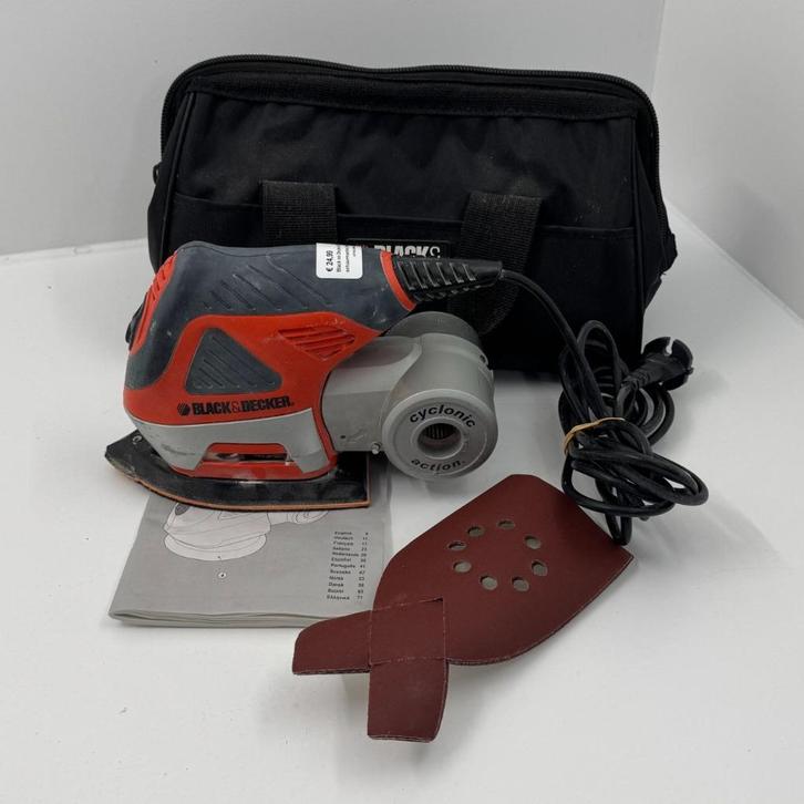 Black en Decker ka272 schuurmachine | Met garantie, Doe-het-zelf en Verbouw, Gereedschap | Schuurmachines, Zo goed als nieuw, Vlakschuurmachine