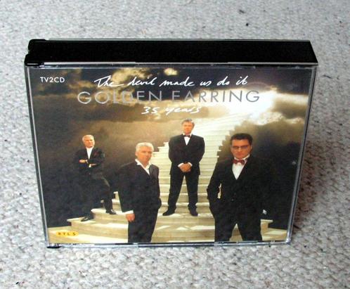 Golden Earring – The Devil Made Us Do It 35 Years 39 nrs 2CD, Cd's en Dvd's, Cd's | Rock, Zo goed als nieuw, Poprock, Ophalen of Verzenden