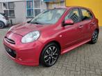 Nissan Micra 1.2 i Dig S Automaat !! 5 Drs 2012 69.120 Km !!, Auto's, Euro 5, Stof, Zwart, 1198 cc