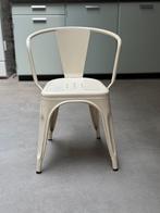 Tolix A56 outdoor stoelen  cremekleur, Huis en Inrichting, Stoelen, Ophalen, Overige kleuren, Zo goed als nieuw, Metaal