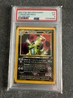 Tyranitar holo 1e Edition Pokémon Neo Discovery PSA 5, Ophalen of Verzenden, Zo goed als nieuw, Losse kaart