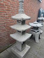 Zeer mooie en grote Granieten Pagode/lantaarn 1.75m, Ophalen of Verzenden, Zo goed als nieuw, Steen, Overige typen