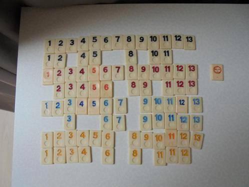 Rummikub stenen los, Hobby en Vrije tijd, Gezelschapsspellen | Overige, Zo goed als nieuw, Ophalen of Verzenden