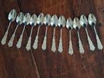 12 zilveren lepeltjes gemerkt met het zwaardje., Ophalen of Verzenden