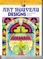 Kleurboek - Art nouveau designs (nieuw), Ophalen, Nieuw