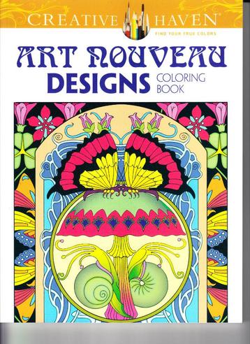Kleurboek - Art nouveau designs (nieuw) beschikbaar voor biedingen
