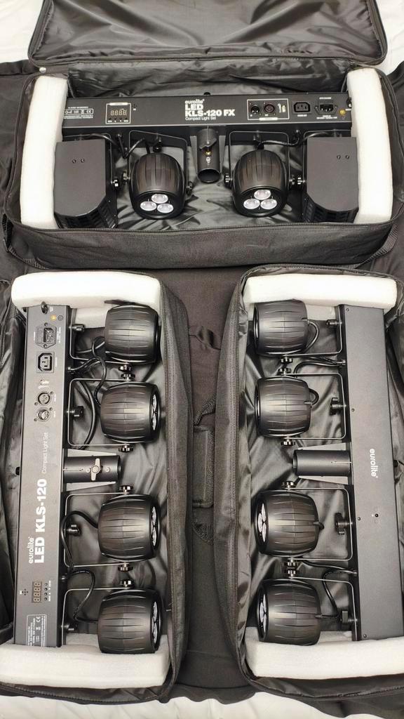 3x Compacte Lightbar -  Eurolite LED KLS-120., Muziek en Instrumenten, Licht en Laser, Licht, Ophalen of Verzenden