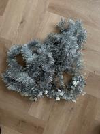 4x zilverkleurige kerstboom slingers, Diversen, Kerst, Ophalen of Verzenden, Zo goed als nieuw