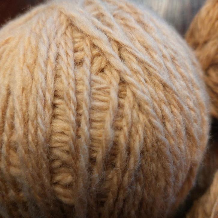 Handgesponnen Texelse wol, natuurlijk gekleurd, Hobby en Vrije tijd, Breien en Haken, Nieuw, Breien, Wol of Garen, Ophalen of Verzenden