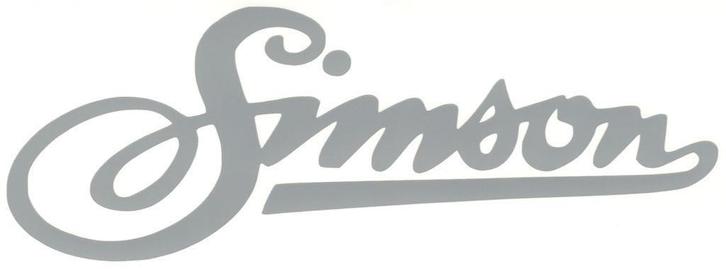 Simson sticker #4, Motoren, Accessoires | Stickers, Verzenden