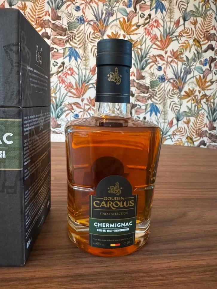 EXCLUSIEVE Gouden Carolus CHERMIGNAC single malt whisky, Verzamelen, Overige Verzamelen, Nieuw, Ophalen