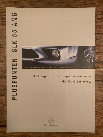 Productinformatiebrochure Mercedes-Benz SLK 55 AMG R171 2003 beschikbaar voor biedingen