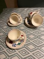 Boerenbont kopjes en schoteltjes, Antiek en Kunst, Ophalen