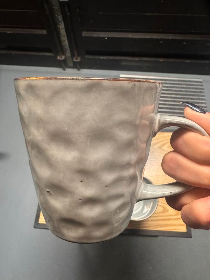 Set van 6 mokken, Huis en Inrichting, Keuken | Servies, Gebruikt, Kop(pen) en/of Schotel(s), Overige stijlen, Keramiek, Ophalen of Verzenden