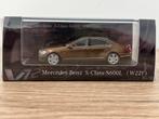 Mercedes S 600 ( W221 ) motorhelix 1:64 geen 1:18 Bruin, Ophalen of Verzenden, Nieuw, Auto