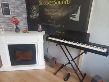 Yamaha P-80 digitale piano + gloednieuwe boxenset beschikbaar voor biedingen