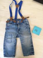 Stoere broek met bretels maat 68, Kinderen en Baby's, Ophalen of Verzenden, Zo goed als nieuw, Jongetje, Broekje