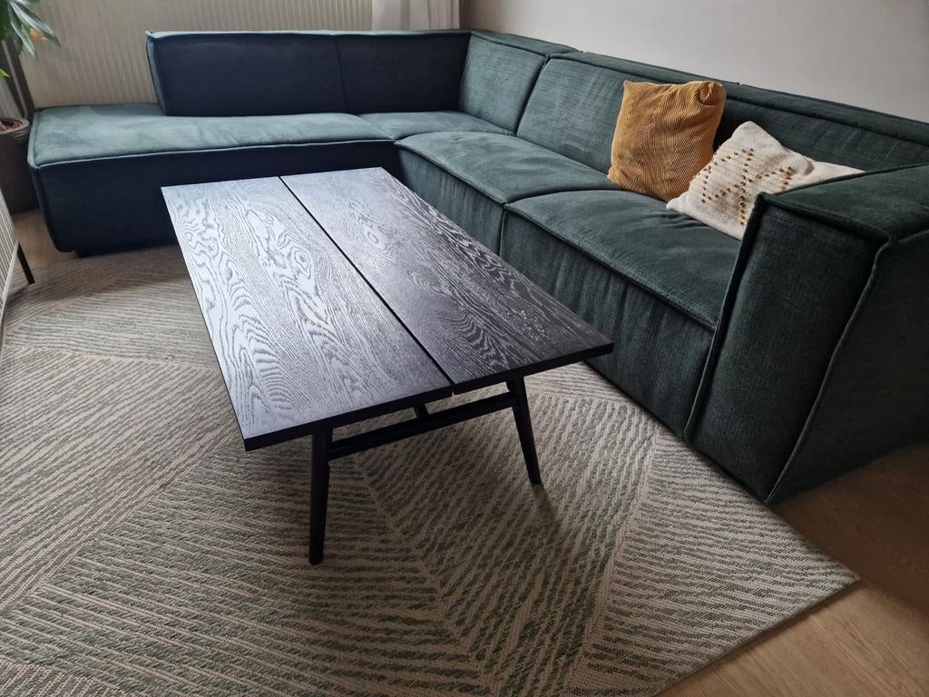 Eleonora Salontafel zwart, Ophalen, Gebruikt, 100 tot 150 cm, Eikenhout