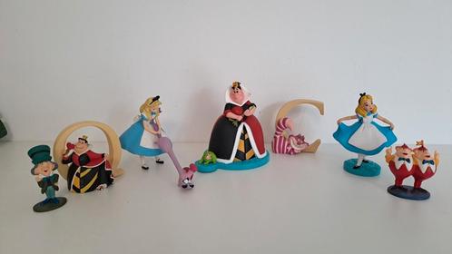 Alice in wonderland set Disney, Verzamelen, Disney, Zo goed als nieuw, Beeldje of Figuurtje, Overige figuren, Ophalen of Verzenden