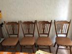 Vintage eiken stoelen 4 stuks, Ophalen