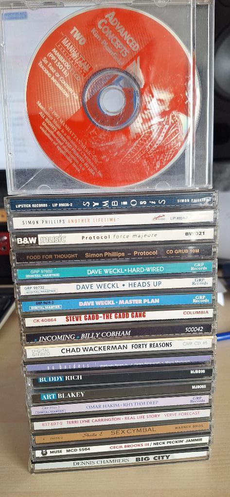Drum cd's van diverse grootheden, Roland PD-7 en Pearl ISS, Muziek en Instrumenten, Drumstellen en Slagwerk, Gebruikt, Overige merken
