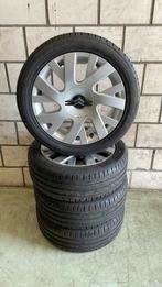 Citroën C4 17”lichtmetalen velgen resolfen 17” met zomerband, Gebruikt, Banden en Velgen, 17 inch, Berkvens